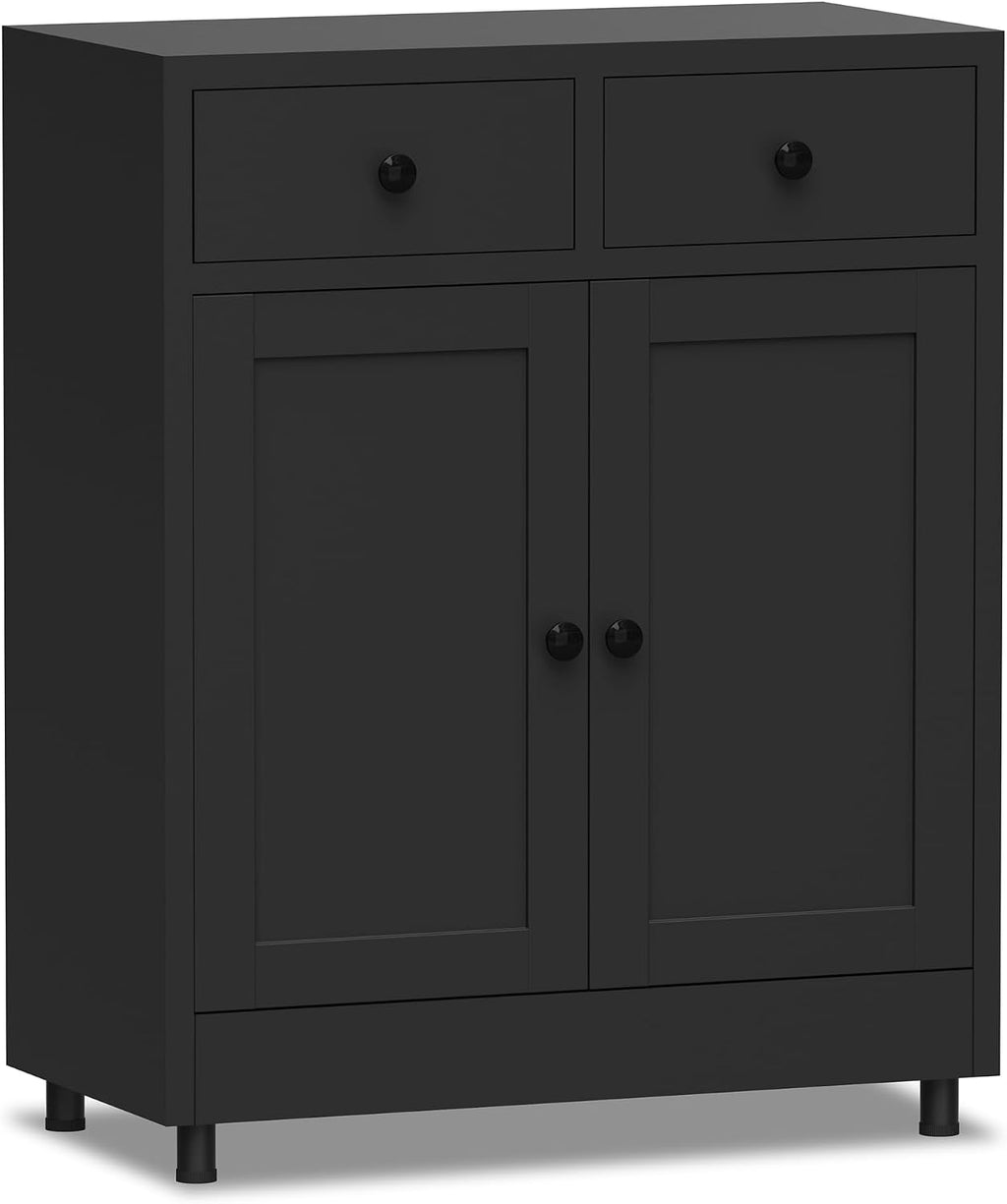 Black Metal Storage Sideboard