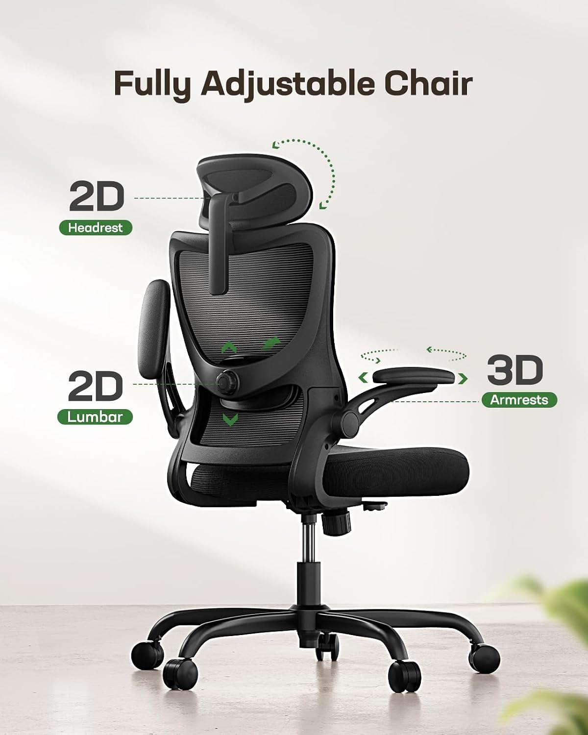 Marsail High Back Ergonomic Mesh Office Chair