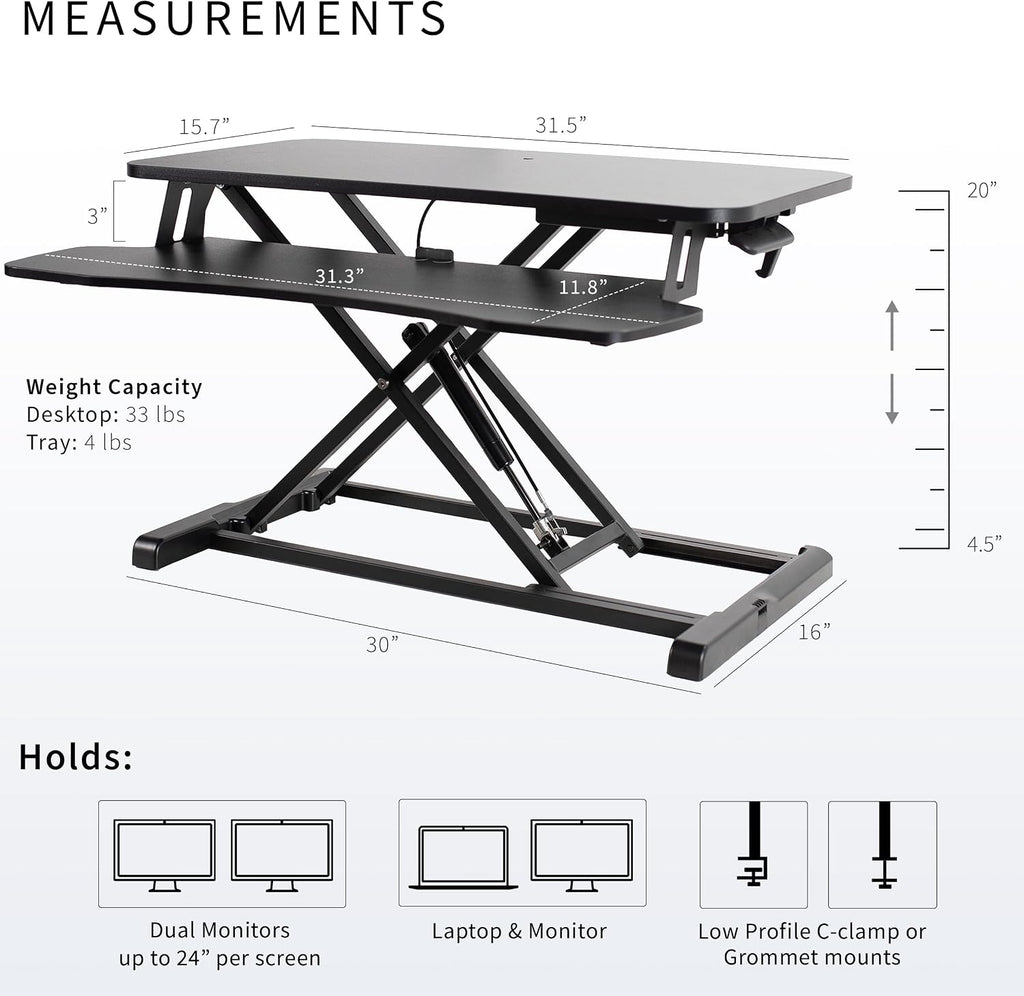VIVO Desk Converter Riser