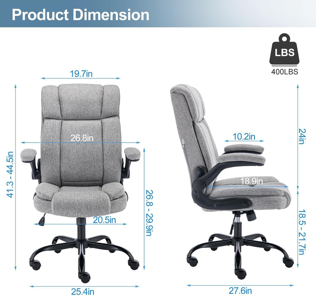 High Back Fabric Ergonomic Office Chair