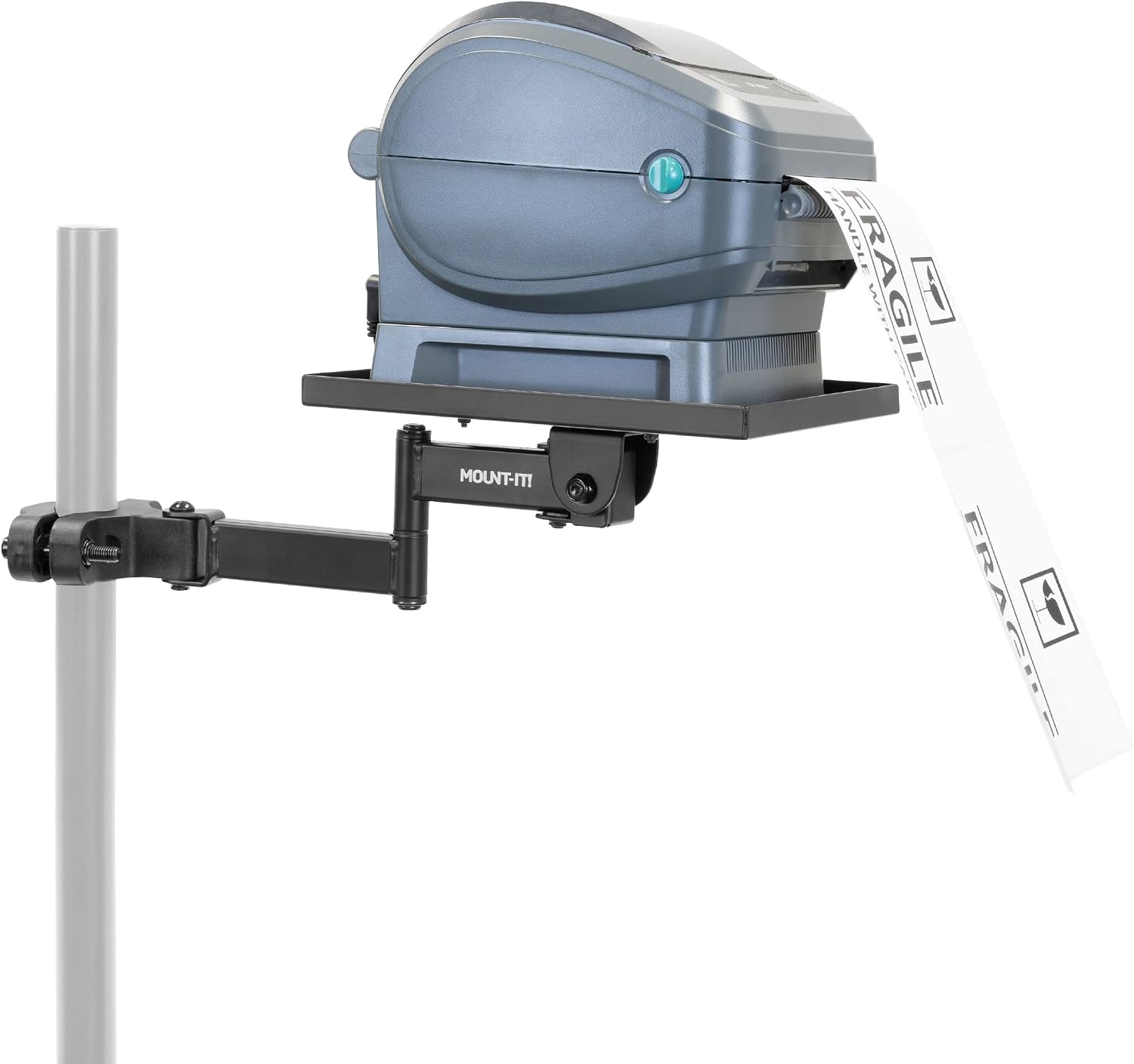 Mount-It! Pole Mount Label Printer Arm