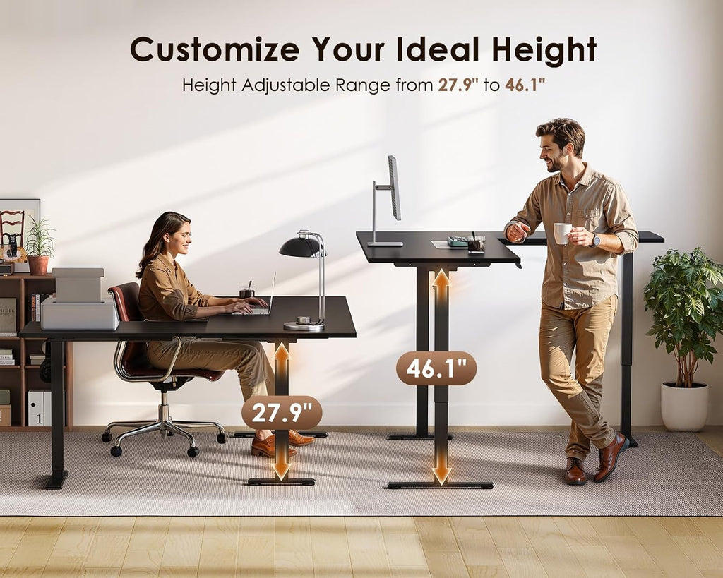 OffiGo L Shaped Standing Desk