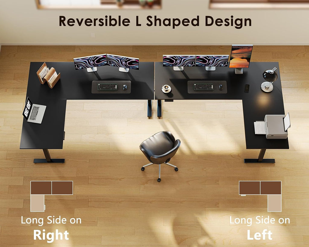 OffiGo L Shaped Standing Desk