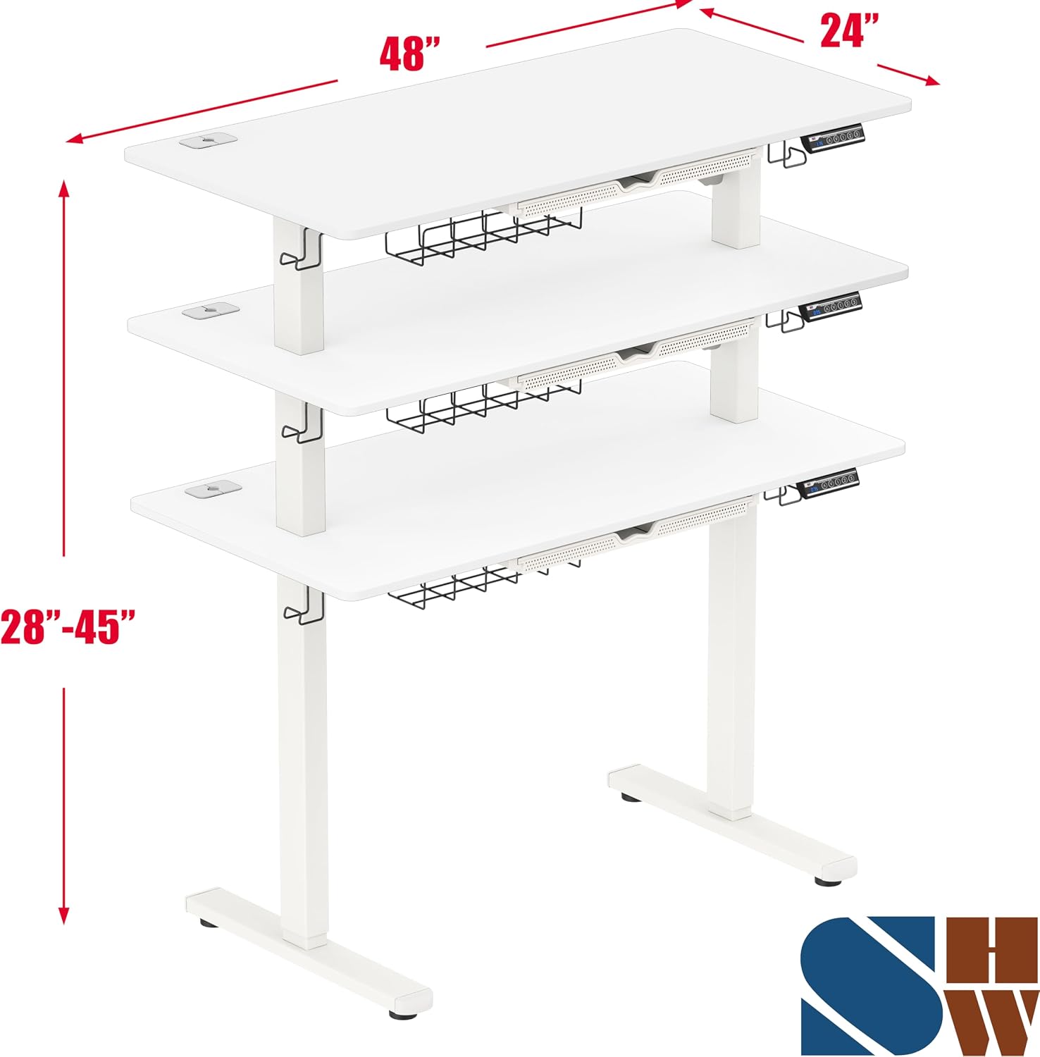SHW Electric Standing Desk