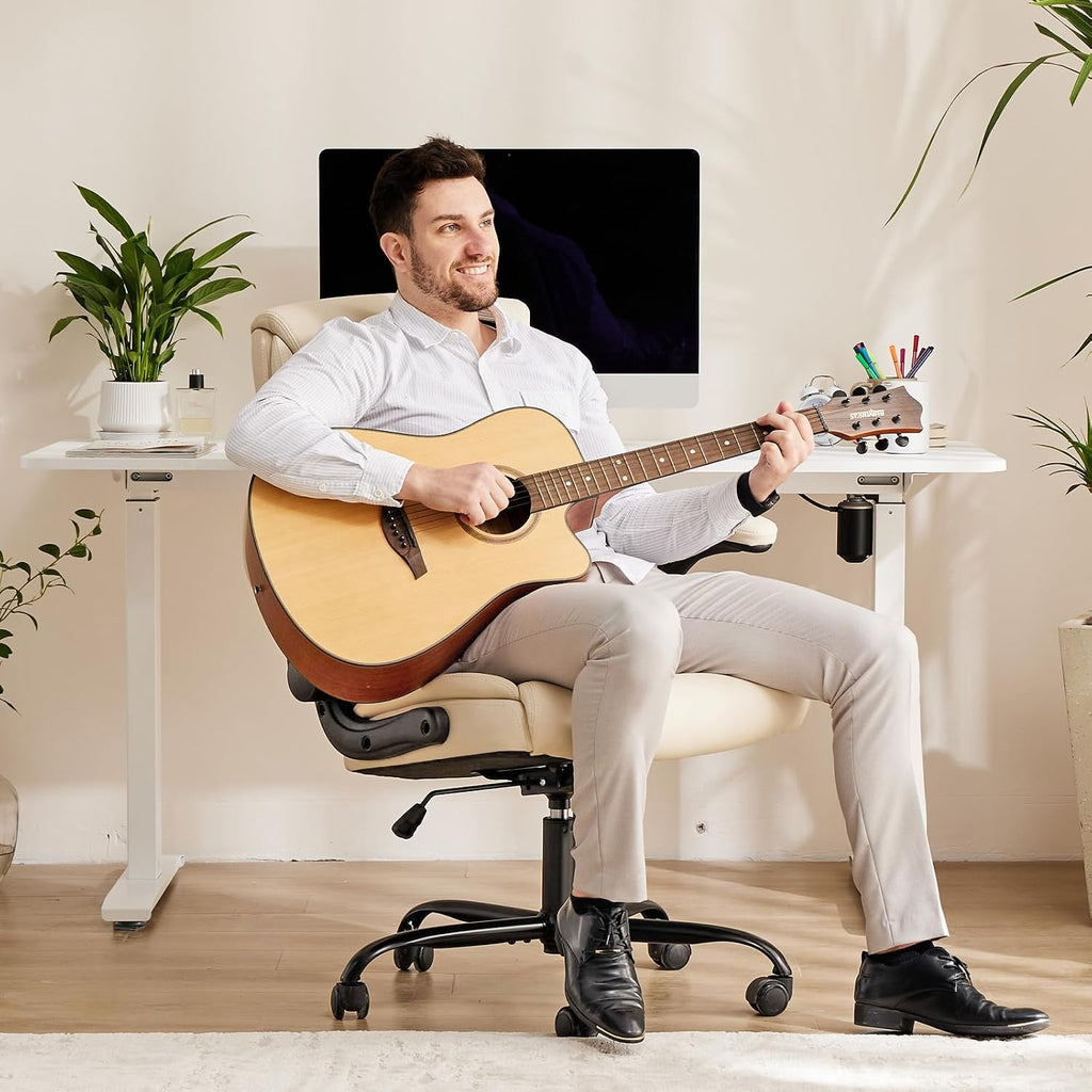 Sweetcrispy PU Leather Executive Office Chair
