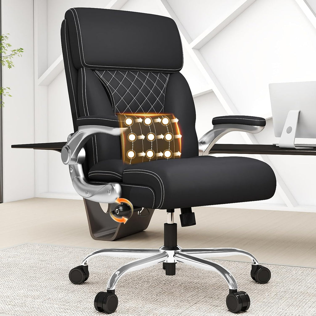 Ergonomic Leather Office Chair
