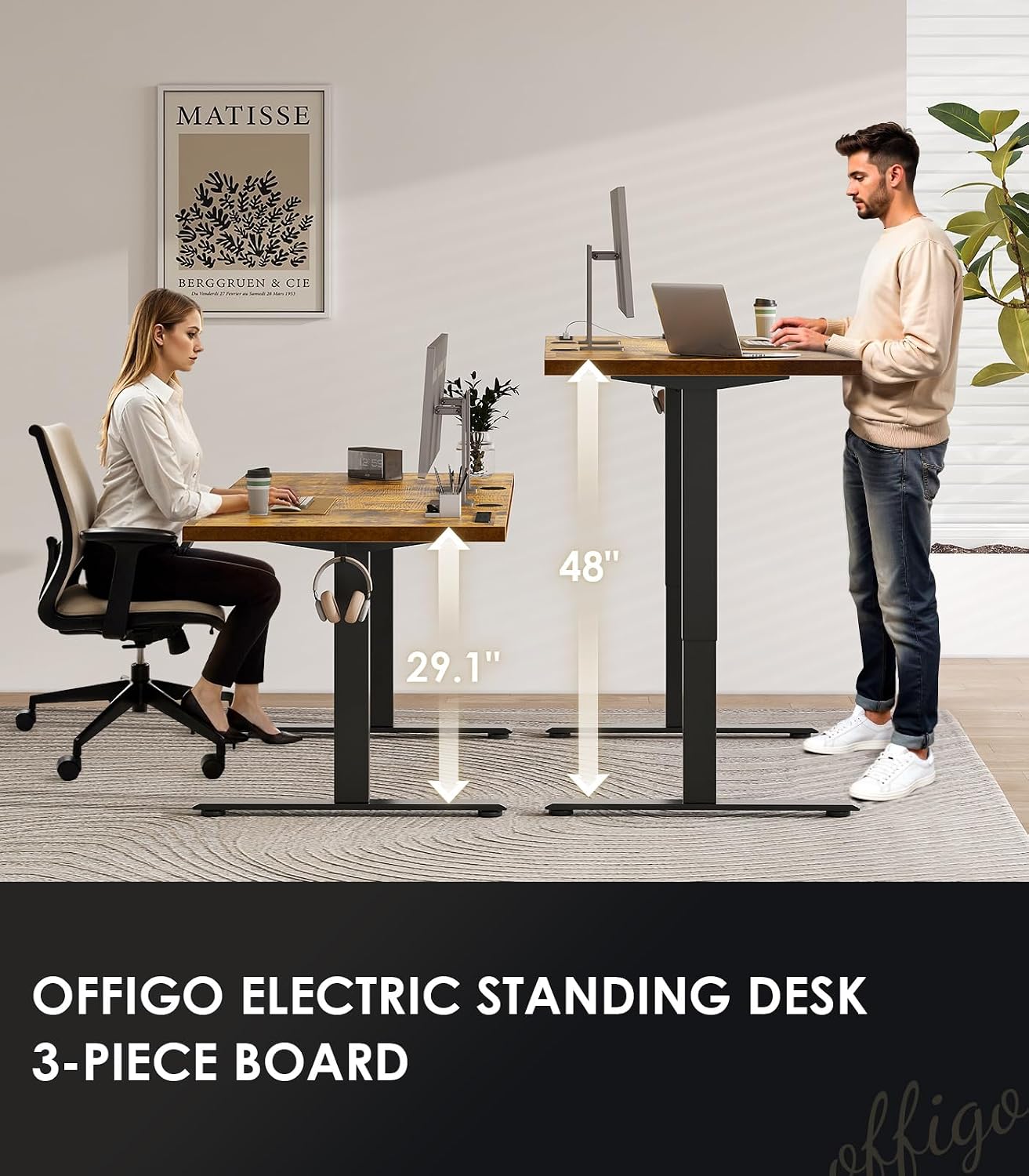 OffiGo Electric Standing Desk