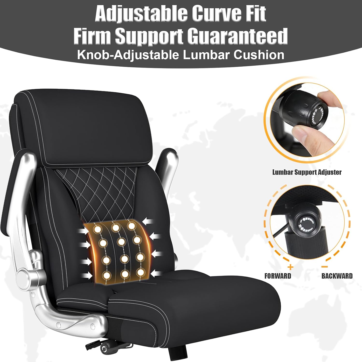 Ergonomic Leather Office Chair