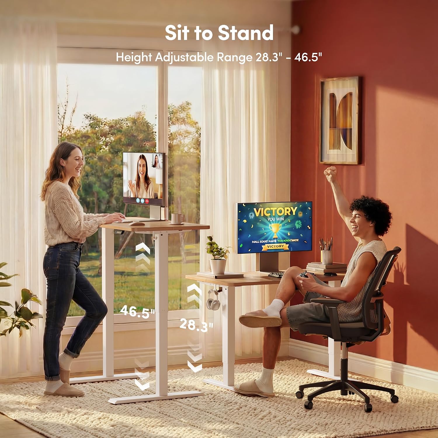 FEZIBO Electric Standing Desk