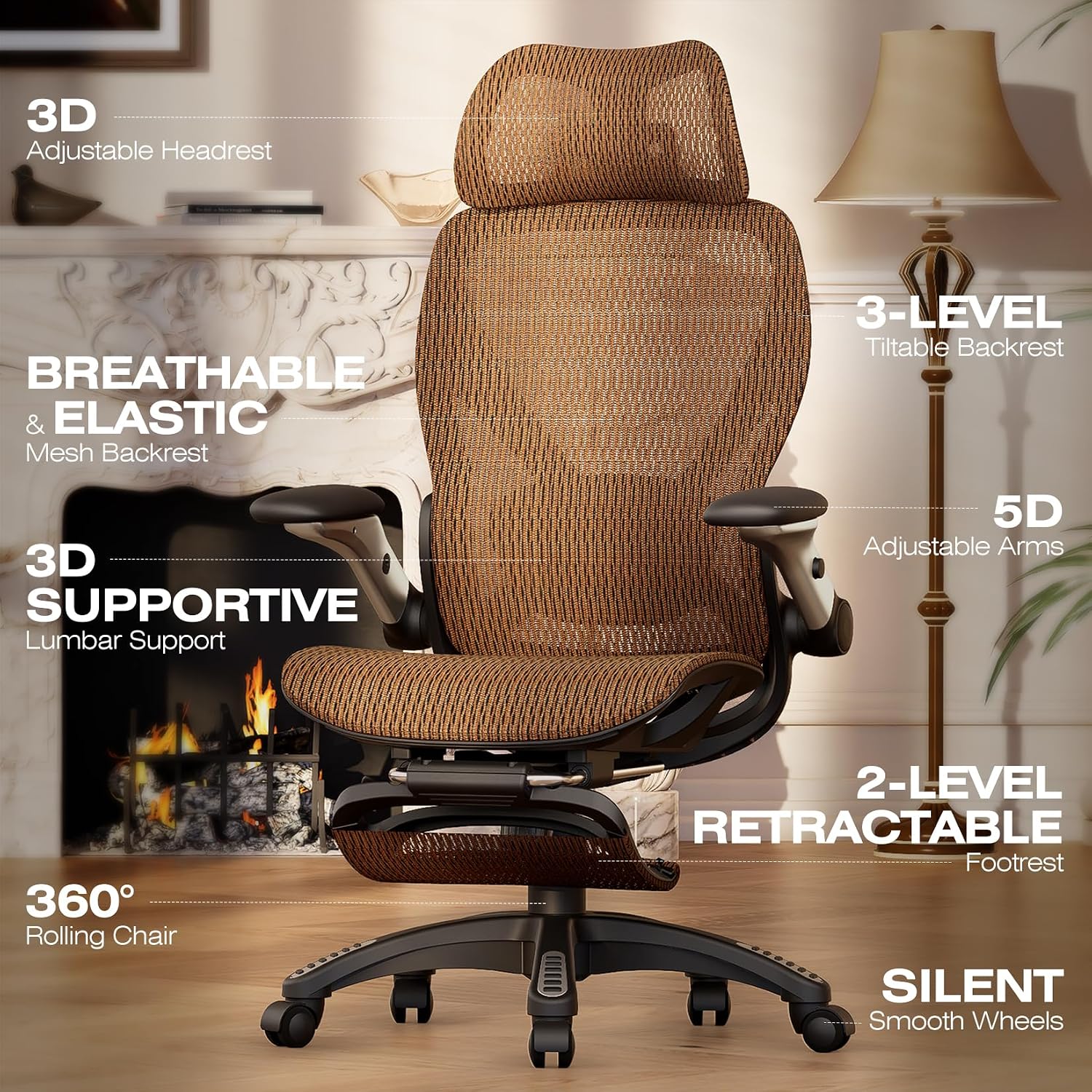Ergonomic Mesh Office Chair