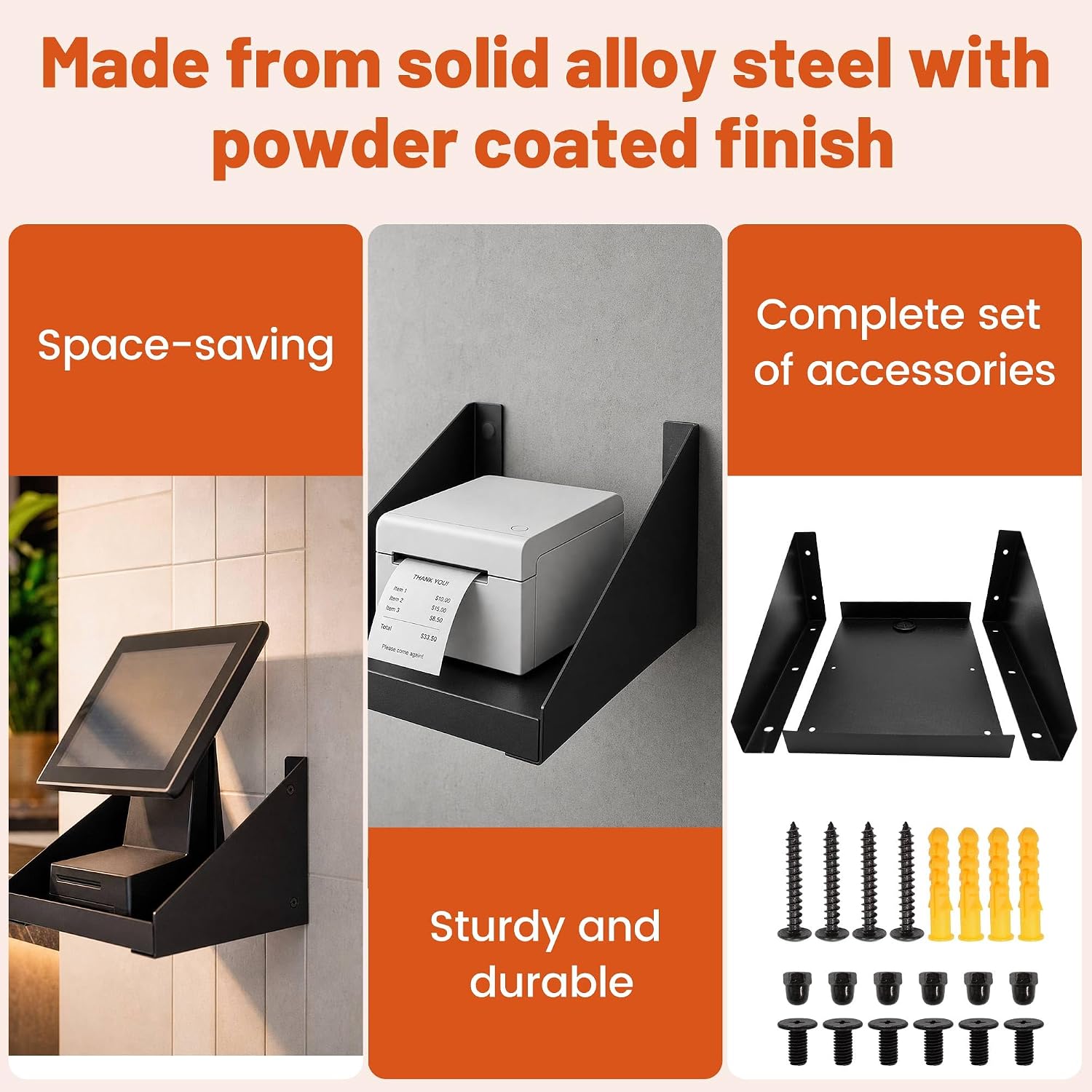 Wall Mount Thermal POS Printer Shelf
