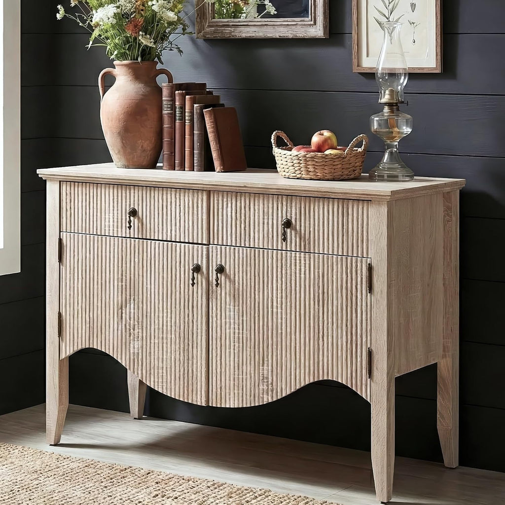 Walnut Fluted Sideboard