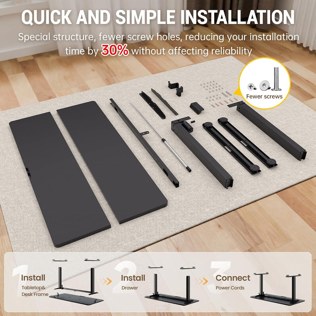 Veken Adjustable Standing Desk