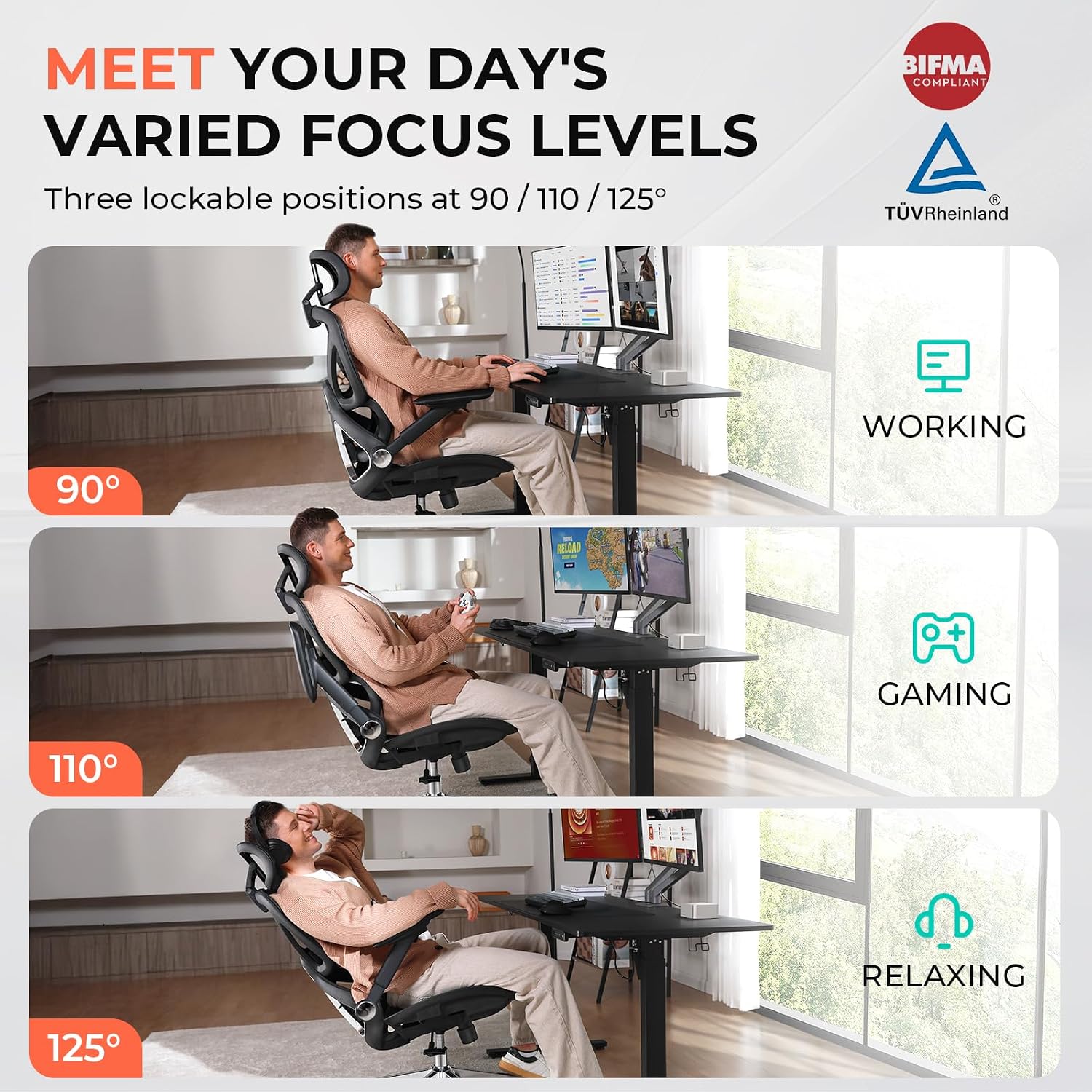High Back Ergonomic Mesh Office Chair