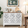 White Farmhouse Sideboard Cabinet