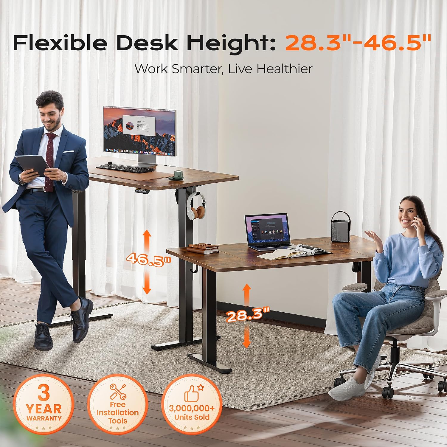 Huuger Electric Standing Desk