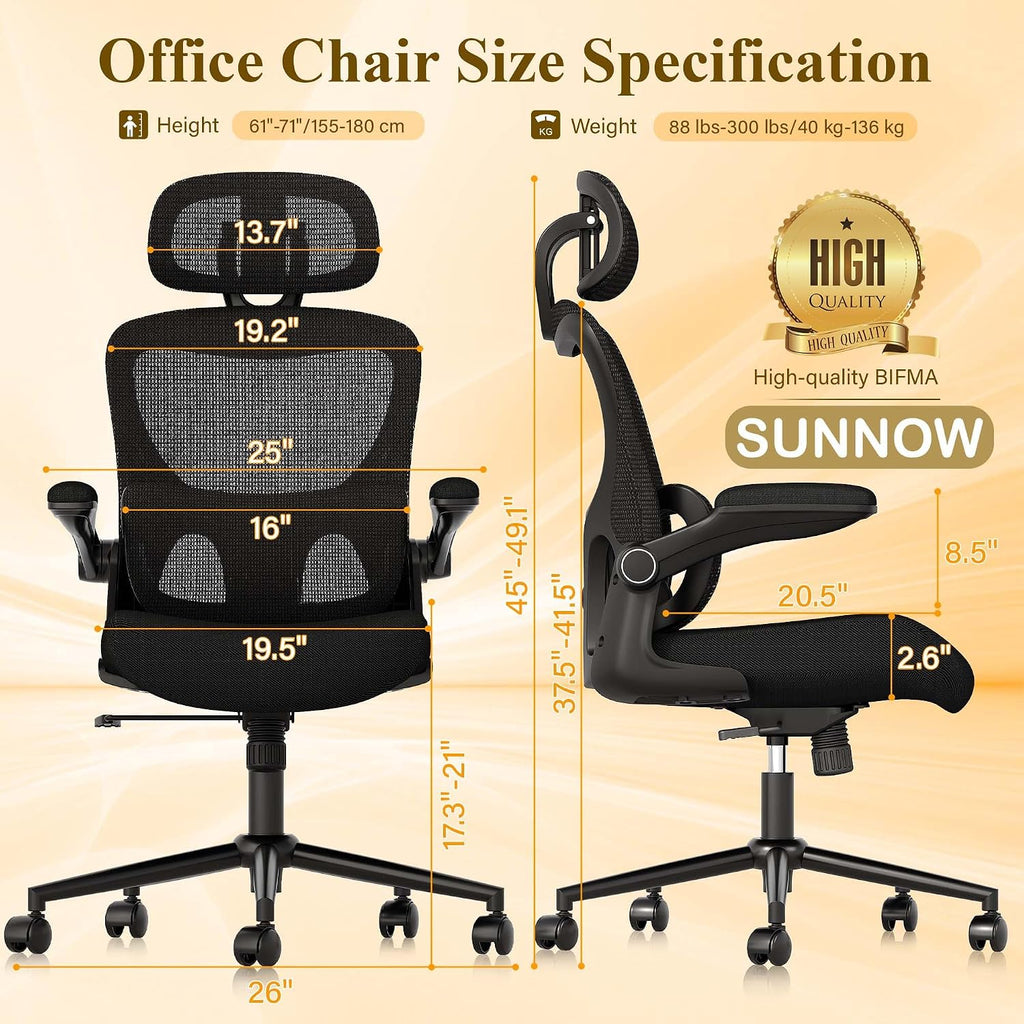 High Back Ergonomic Mesh Office Chair