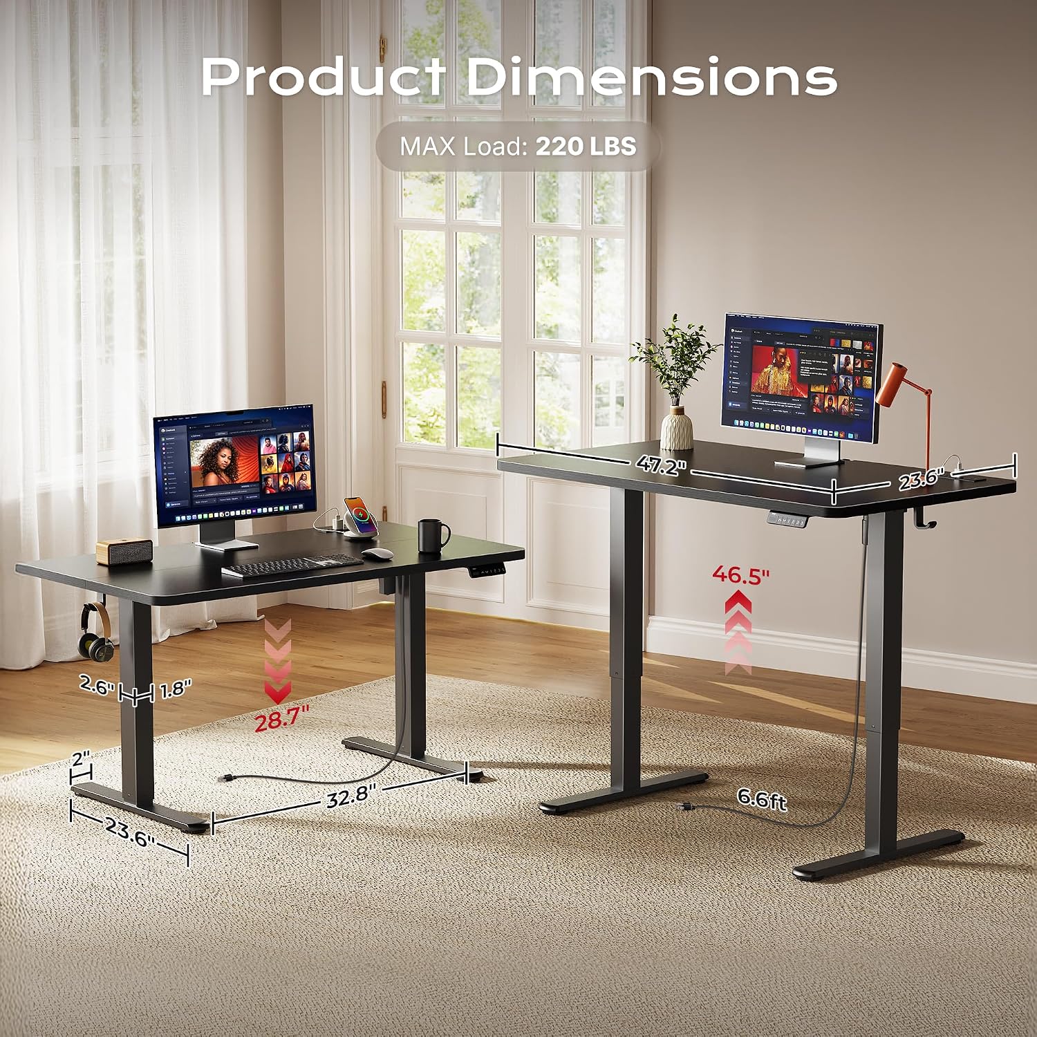 Huuger Electric Standing Desk